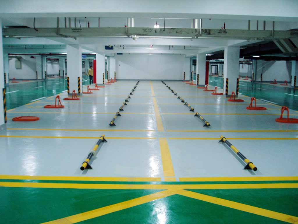 九江停车场车位划线厂家|地下车库划线厂家价格 